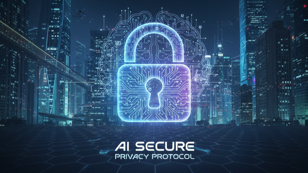 Google Nano Banana privacy-focused AI illustration