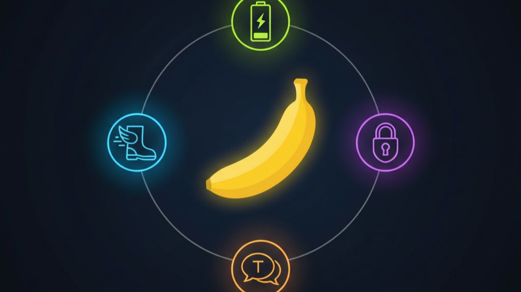 Google Nano Banana features infographic