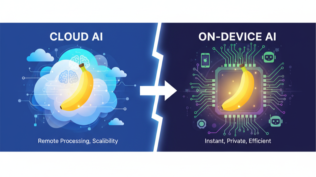 Google Nano Banana vs Cloud AI comparison visual