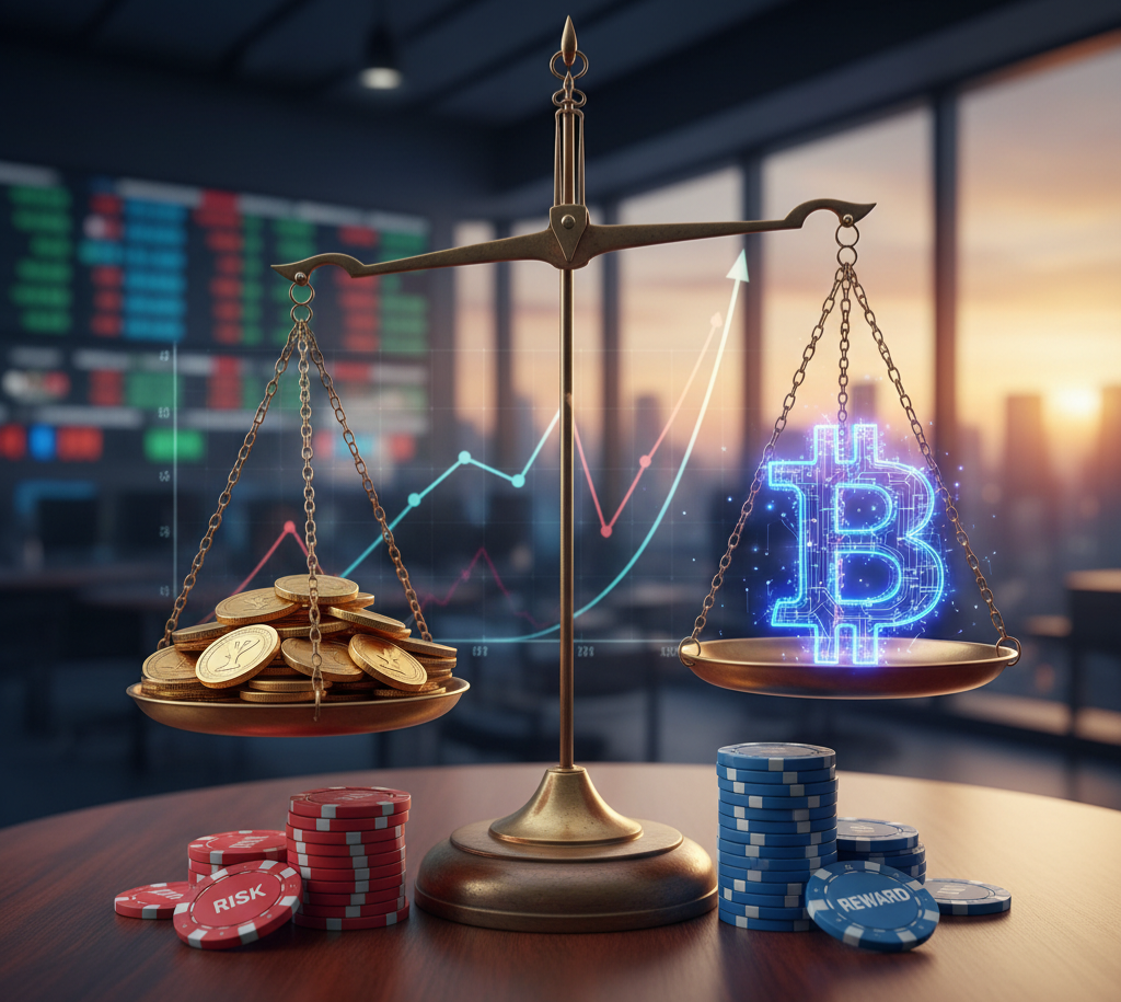 Stocks vs Crypto risk vs reward 2025