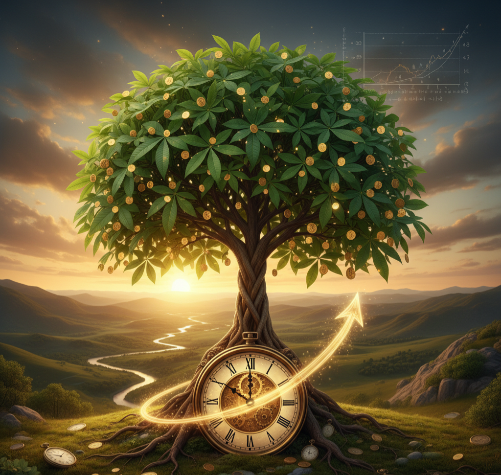 The role of patience and compounding in the psychology of money