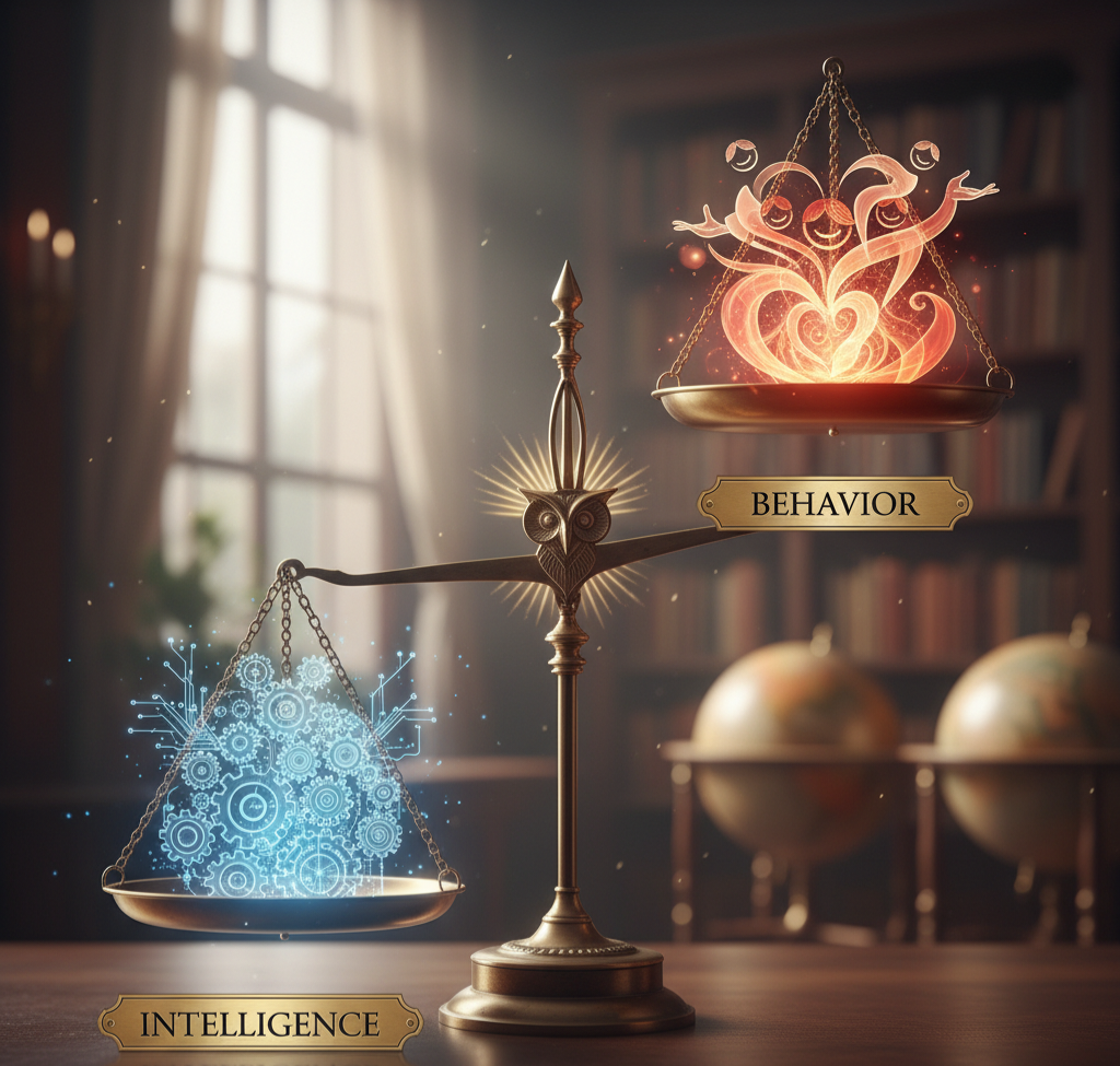 Behavior vs intelligence in The Psychology of Money