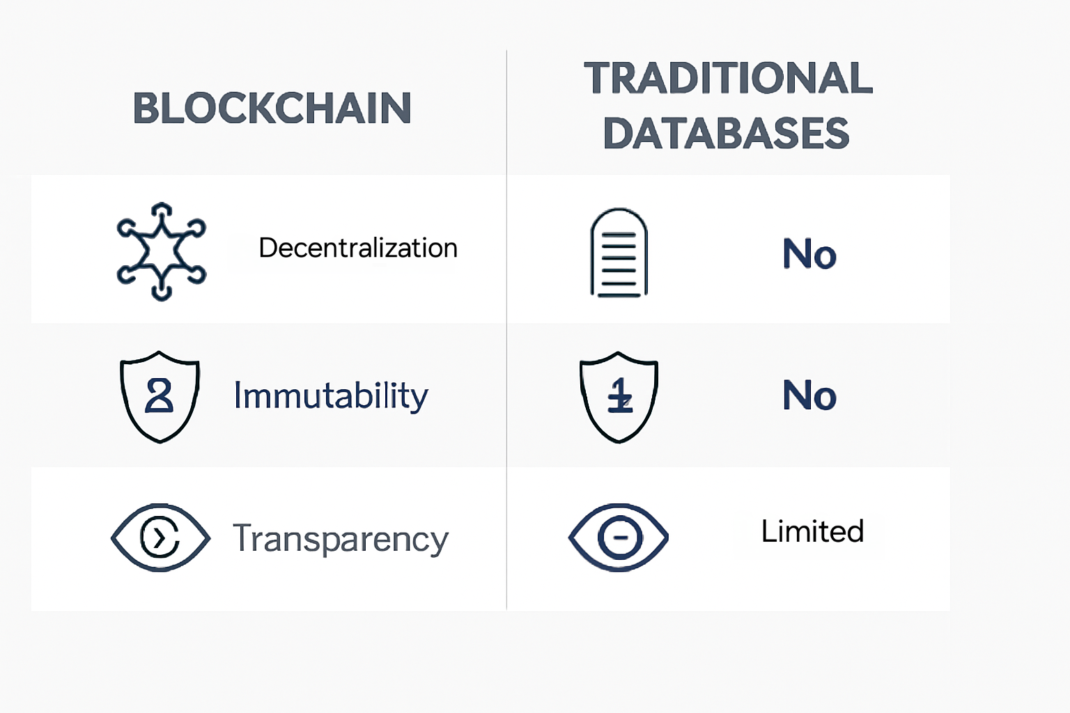 Blockchain Fundamentals vs databases